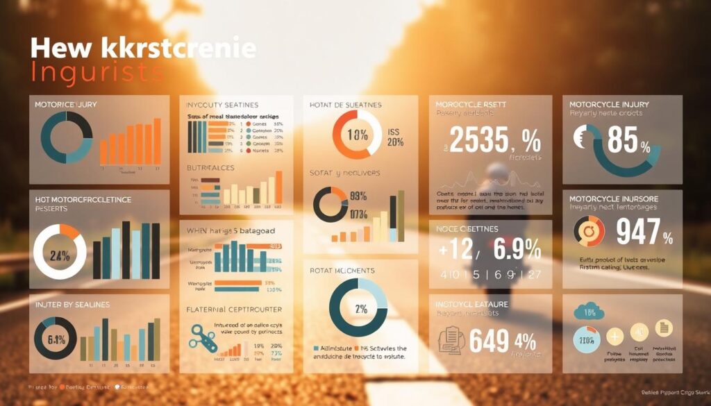 Motorcycle Injury Statistics Infographic